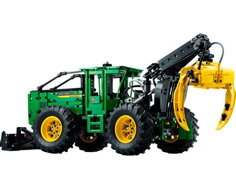 lego technic skid steer set|john deere skidder lego set.